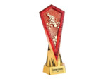 Petit trophee plastique monte or/ro