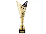 Coupe discipline rugby or/noir(e) h