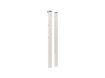 Paire de poteaux tennis aluminium ronds 90 mm