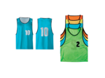 Lot de 10 chasubles numérotées de 1 a 10