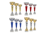 Lot de 12 coupes 2020 h. moy 21cm