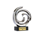 Trophee ceramique argent hauteur 30
