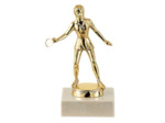 Trophee sujet plas or tdt h 12 cm