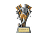 Trophee resine joueur foot 3d h.22cm