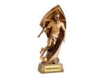Trophee resine joueur foot 3d h.31cm