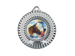 Medaille fer diam45mm argent