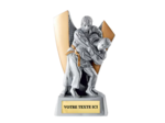 Trophee resine judo h. 12 cm