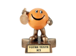 Trophee resine humour tdt h. 11 cm