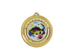 Medaille zamak 40mm or
