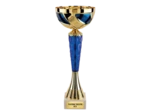 Coupe class or/bleu h 31cm d 120mm