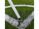 Poteau tube pvc blanc