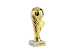 Petit trophee plastique monte or h