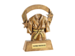 Trophee resine kimono or h.16 cm