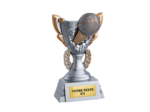 Trophee resine discip basket-ball h 11cm