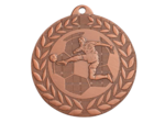 Medaille frappee fer foot 50mm