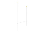 Paire de buts aluminium h.11m