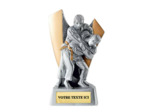 Trophee resine judo h. 12 cm