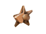 Applique resine etoile golf hauteur