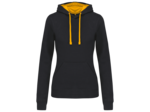 Sweatshirt capuche contrastée femme