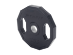 Disque olympique caoutchouc poignees 15 kg