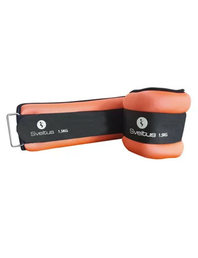 Lot de 2 bracelets lestés lycra 1,5kg