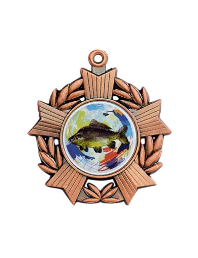 Med porte-centre zamak bronze 50mm