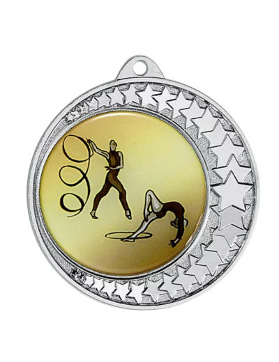 Medaille zamak diam70mm argent