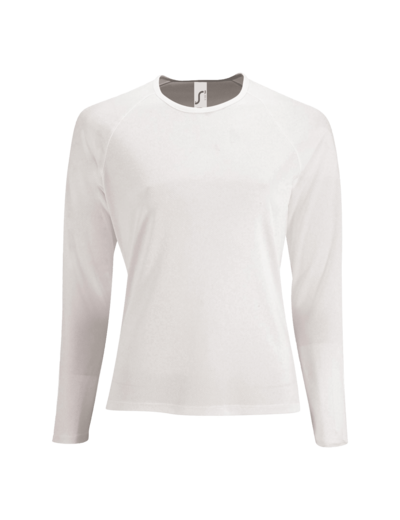 T-shirt sporty manches longues femme
