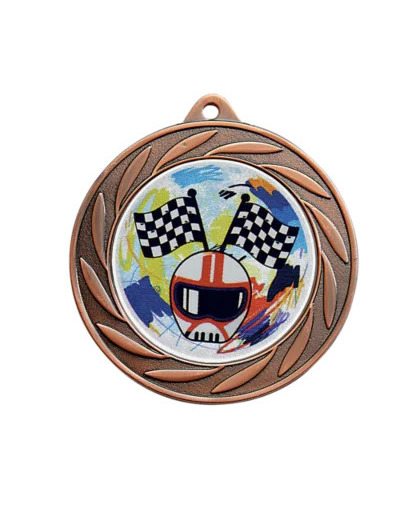 Medaille porte-centre fer bronze d 70mm