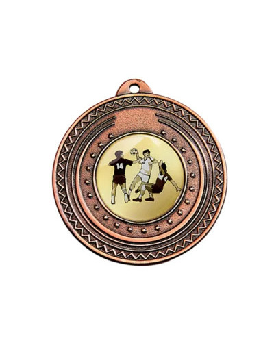 Medaille porte-centre fer bronze 50mm