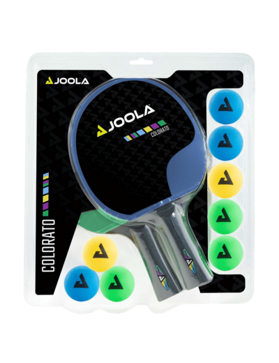 Set raquettes tennis de table colorato