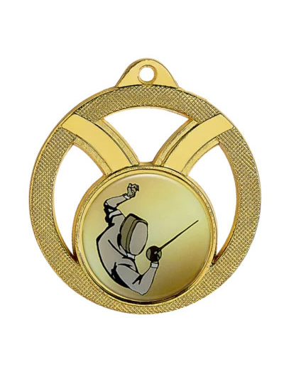 Medaille zamak 45mm or