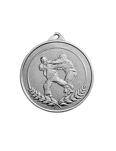 Medaille frappee argent judo 50mm