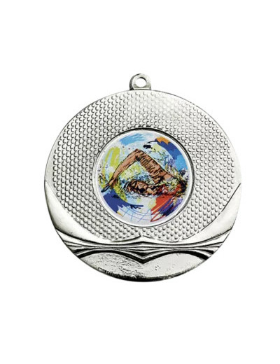 Medaille fer diam50mm argent