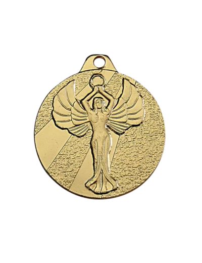 Medaille frappee fer or victoire d 32 mm