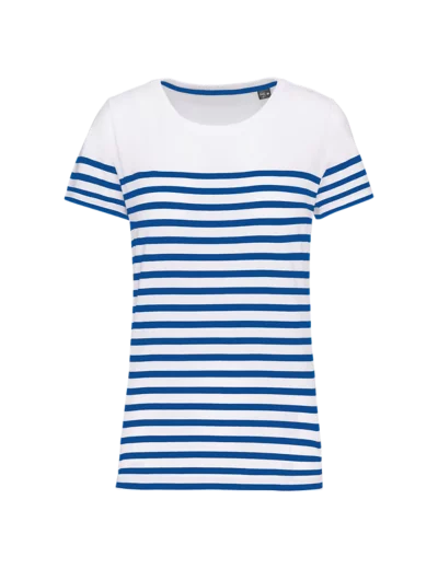 T-shirt marin col rond bio femme