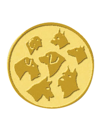 Pb 23 tetes de chiens alu 25mm