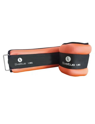Lot de 2 bracelets lestés lycra 1,5kg