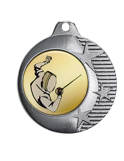 Medaille fer 40mm argent