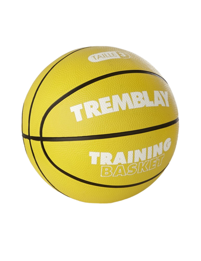 Ballon basketball caoutchouc training t3