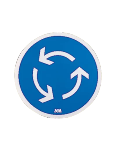 Panneau securite routiere sea