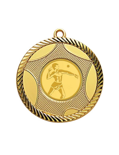 Medaille zamak diam50mm or