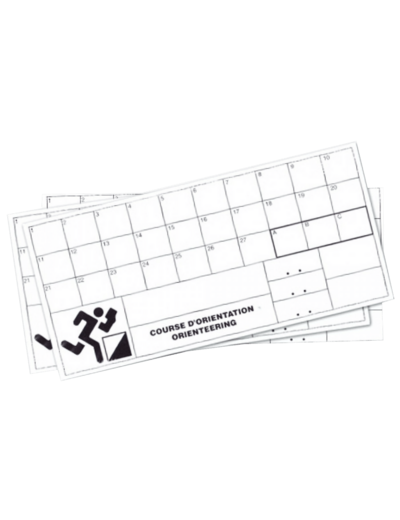 Cartons de contrôle indéchirables