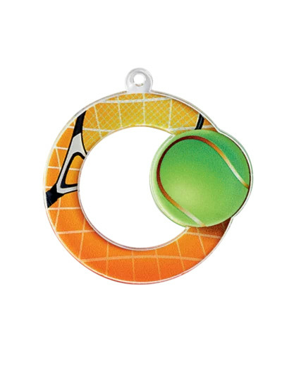 Medaille plexi diam50 tennis