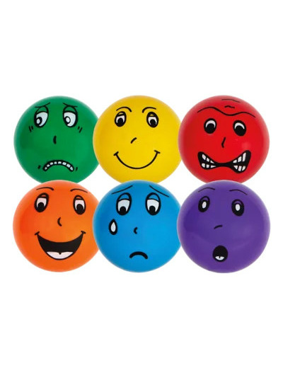 Lot de 12 balles émotions