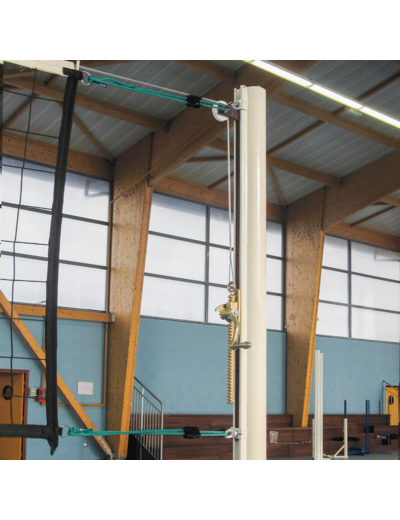 Paire de poteaux volleyball club et loisir acier