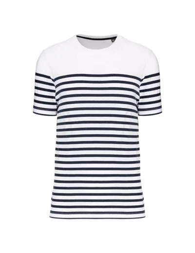 T-shirt marin col rond bio homme