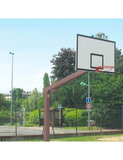 Panier de basket 3,5 m déport 2,25 m a sceller