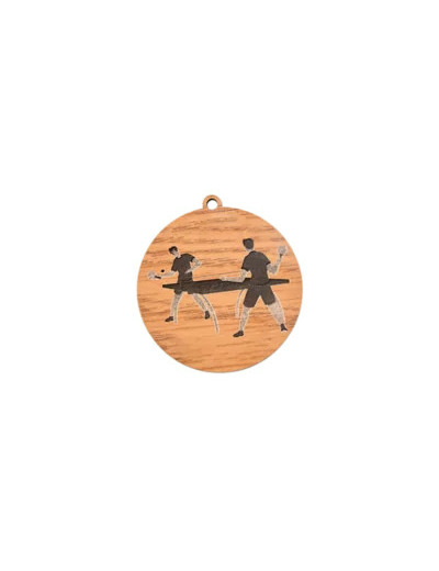 Medaille en bois tennis de table di
