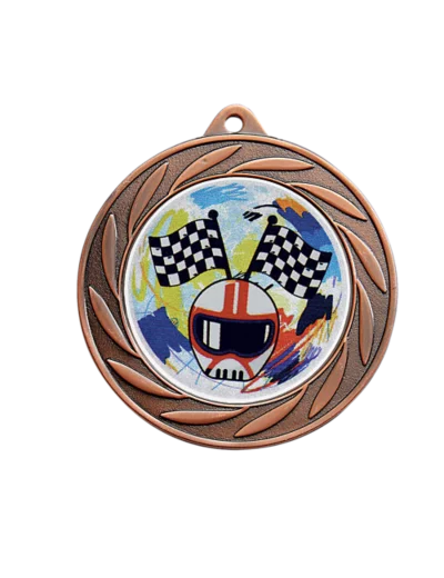 Medaille porte-centre fer bronze d 70mm